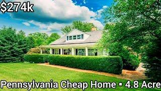 Pennsylvania Homes For Sale | $274k | 4.8 Acres | Home With Land | Pennsylvania Real Estate