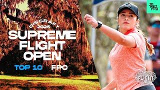 Top 10 FPO Shots from the 2025 Discraft Supreme Flight Open | Jomez Disc Golf