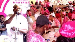 Popular Islamic singer Ere Asalatu In Action At White And Pink Party Ceremony