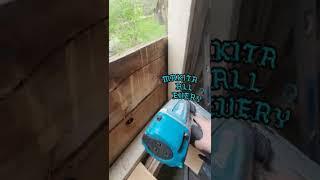 REFRAMING a bathroom window!