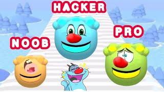 Noob vs Pro vs Hacker | In Meow.io | With Oggy and Jack | Gamepie