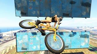 GTA 5 EPiC BMX STUNTS Race #5 (GTA 5 PC Stunts)