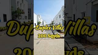 Duplex Villas For Sale in Gated Community, Hyderabad