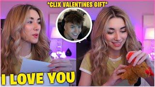 SOMMERSET Falls In LOVE With CLIX'S Valentine's Day Gift & Cant Stop BLUSHING On Live Stream!