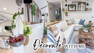 DECORATE WITH ME // COTTAGE FARMHOUSE DECORATE WITH ME // CHARLOTTE GROVE FARMHOUSE