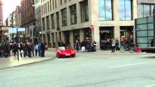 Ferrari F430 Spider Powerslide + LOUD Acceleration ! Flat Out In City ! *1080p HD*