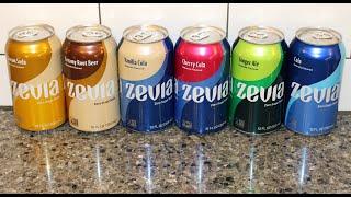 Zevia Zero Sugar Soda: Cream Soda, Root Beer, Vanilla Cola, Cherry Cola, Ginger Ale & Cola Review