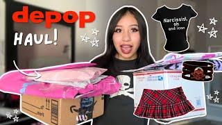 SPENDING ALL MY MONEY ON DEPOP! (haul & trying on clothes)