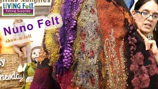 Nuno Felt Dress Workshop Show-n-Tells & More - Wooly Wednesday 07.11.2018