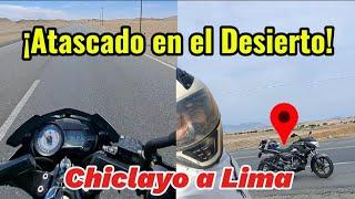 ¡INCREÍBLE VIAJE EN MOTO! Chiclayo a Lima y Sorprendentes Desafíos | JHOALDRI