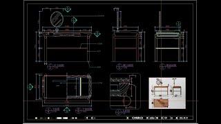 梳妆台深化图全过程家具深化设计家具绘图