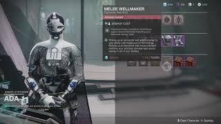 Two must have mods Ada1 Destiny 2 season of plundermelee wellmaker and firepower are back