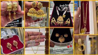 Light Weight Gold Jewellery Design  || Gold Chain   || Gold Earrings 