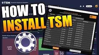 How To Install TSM World of Warcraft - Trade Skill Master New Version (TradeSkillMaster)