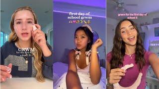 First day of school grwm TikTok compilation🫶️