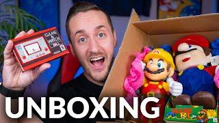 UNBOXING! MASSIVE Super Mario Nintendo Collection SURPRISE From Mr. Switch!!! | Raymond Strazdas