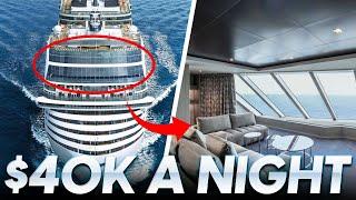 Top 4 Jaw Dropping Luxurious Cruise Ship Suites revealed