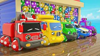 The Ice Cream Song - Magic garage with different balls - Baby Nursery Rhymes & Kids Songs