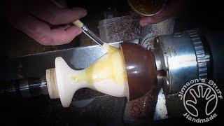 Woodturning a Milliput Vase - New Technique