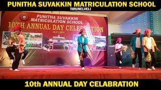  At the school's 10th annual day,  the boys' dance performance