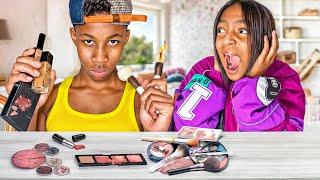 JEALOUS BIG BROTHER RUINS SISTER EXPENSIVE SKIN CARE HE INSTANTLY REGRETS IT| Kota Cake