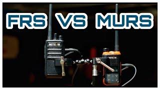 Range Testing Retevis rb27v MURS radio against FRS.