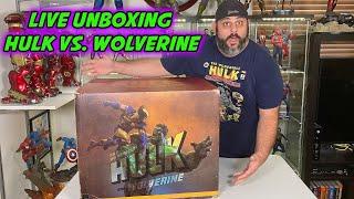 Hulk Vs. Wolverine Sideshow Maquette Unboxing