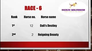 Hyderabad Race Selection Date 26/02/2024