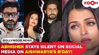 Abhishek Bachchan didn't post BIRTHDAY WISH for wife Aishwarya Rai; sparks divorce rumours again