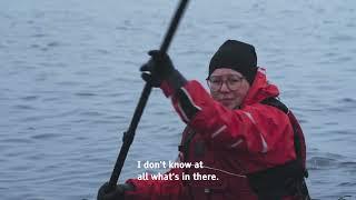 Ice paddling in the Bay of Bothnia