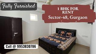 1 BHK(Fully-Furnished) For Rent | Vipul World,Sector-48,Gurgaon | Call @ 9953830786