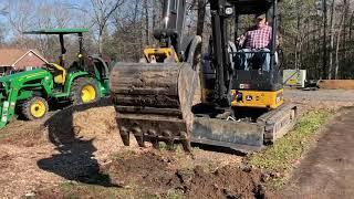 103 - Hydraulic Assisted Living:Gardening with John Deere 35G Mini Excavator