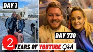 FULL TIME TRAVEL AS A COUPLE | Celebrating 2 Years of Youtube Q&A (How do we afford to travel?)