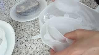 Silicone Stretch Lids  A good alternative to plastic wrap for storing leftovers: Review & Demo