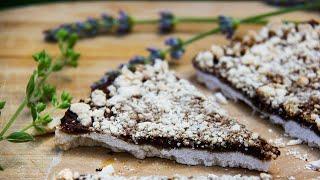 Fancy Gluten-free vegan Date Slices - super easy (if you follow the instructions)