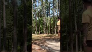 TFW you smack the basket #almostace #discgolf