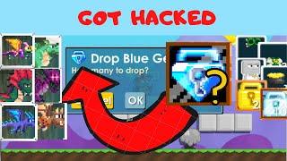 GIVING MY ITEMS TO MY NEW ACCOUNT!!!! HAVE 130 DLS!!! | GROWTOPIA