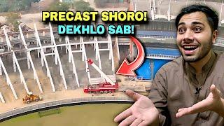 ANOTHER BREAKING!  Precast Planks Started! | Gaddafi Stadium Big Updates | New Video