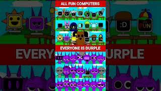 SPRUNKI MR FUN COMPUTERS VS EVERYONE IS DURPLE SUPER SHORTS VIDEO SLOW THIS DOWN #SHORTVIRAL