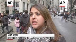 'Fearless Girl' Statue Stays Through Feb. 2018