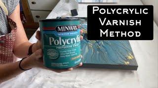 Varnish with polycrylic semigloss tutorial! No brush marks and no streaking!