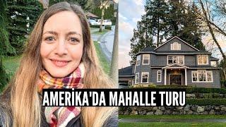 AMERİKA’DA MAHALLE TURU! Amerikan Evleri ve Sokak Manzaraları (Amerika'da Yaşam)