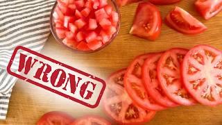 You're Doing It All Wrong - How To Slice, Dice, And Wedge A Tomato