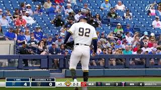 VÍCTOR CASTAÑEDA, BREWERS VS ROYALS 11 MARZO 2023