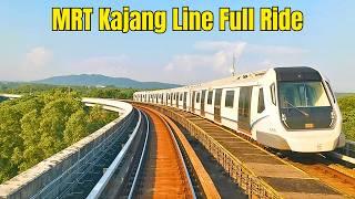 MRT Kajang Line Full Ride Cab View - Kwasa Damansara to Kajang