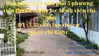 Bán nhà cấp 4 giáp kCN đồng xoài 2 khu phố 5 phường tiến thành  I anh dũng đất nền bình phước