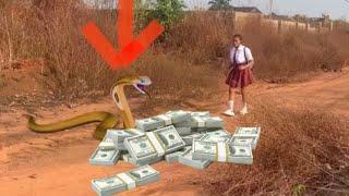 HOW A SNAKE VOMITS MILLIONS OF DOLLARS FOR THE POOR SCHOOL GIRL