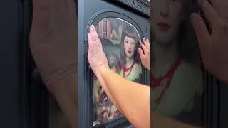 How to add decoupage paper to furniture | redesign with Prima “A Girl & Her Pup” Decoupage Paper