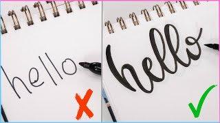 How To: Calligraphy & Hand Lettering for Beginners! Easy Ways to Change Up Your Writing Style!