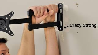 How To Mount Any Size TV Bracket Into Drywall With Just A Screwdriver!